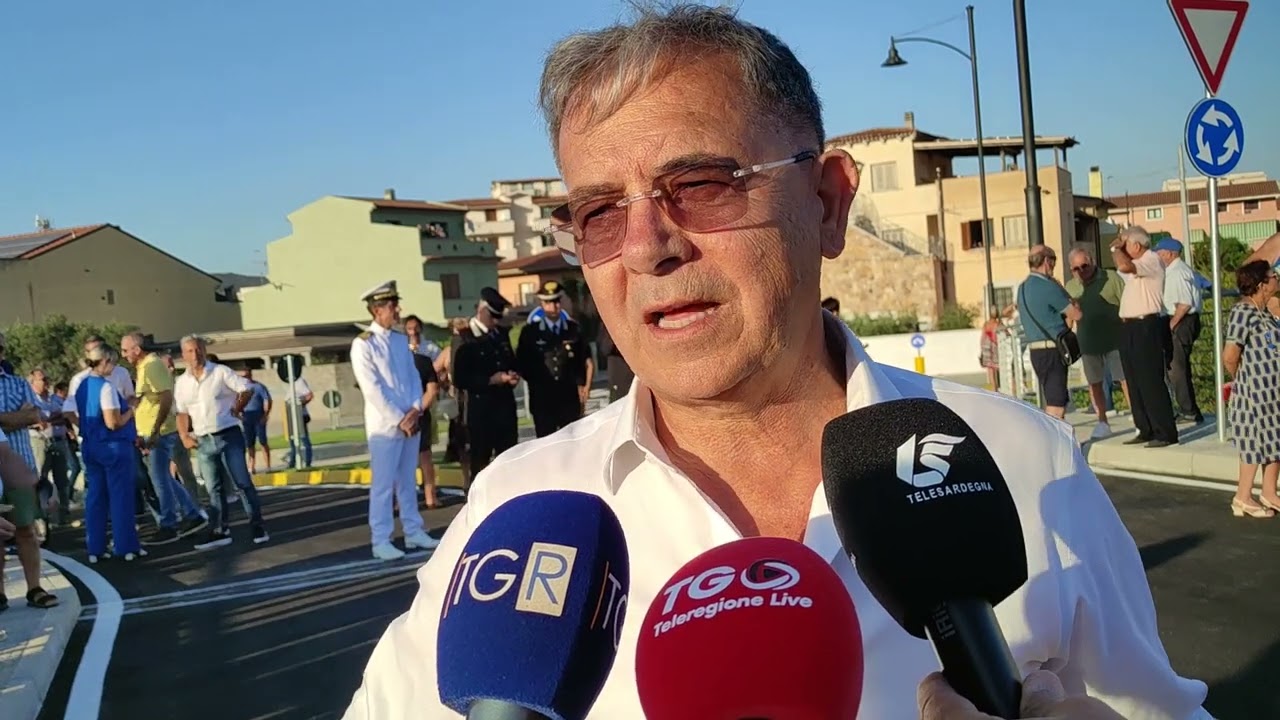 Settimo Nizzi inaugura nuova rotatoria a Olbia, un passo avanti verso la sicurezza post-alluvione
