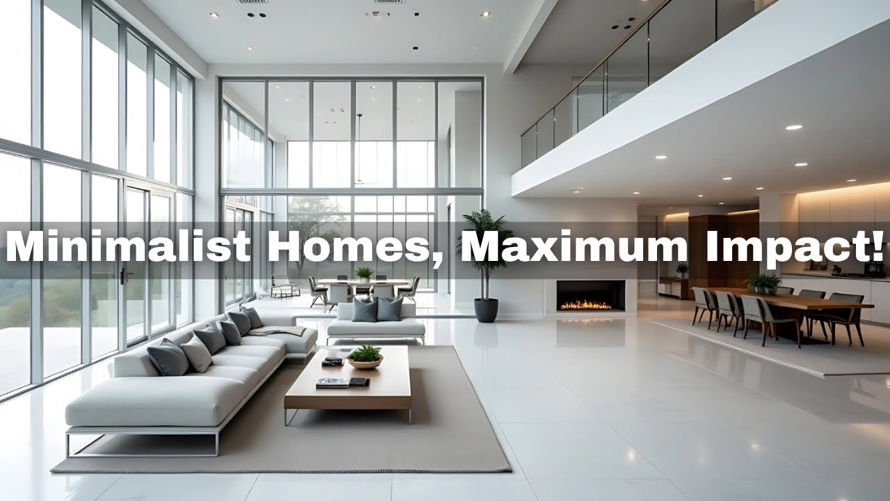 Modern Minimalist White House Design Trends for 2025: Luxury Steel Homes That Redefine Design| 4k