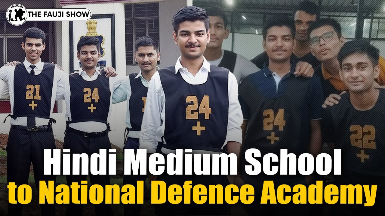 Hindi Medium School to National Defence Academy ft NDA Recommended Candidate Sarthak Ep-153