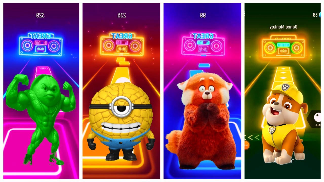 TURNING RED 🆚 PAW PATROL 🆚 MINIONS DISPOSABLE 🆚 TUN SAHUR  