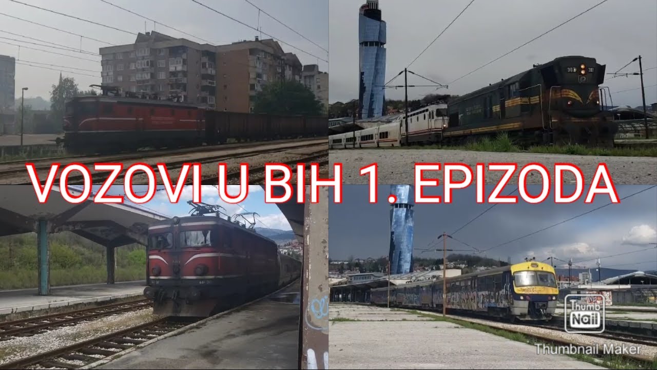 Vozovi u BIH 1. dio (putnički i teretni vozovi) / Trains in Bosnia (1st part)