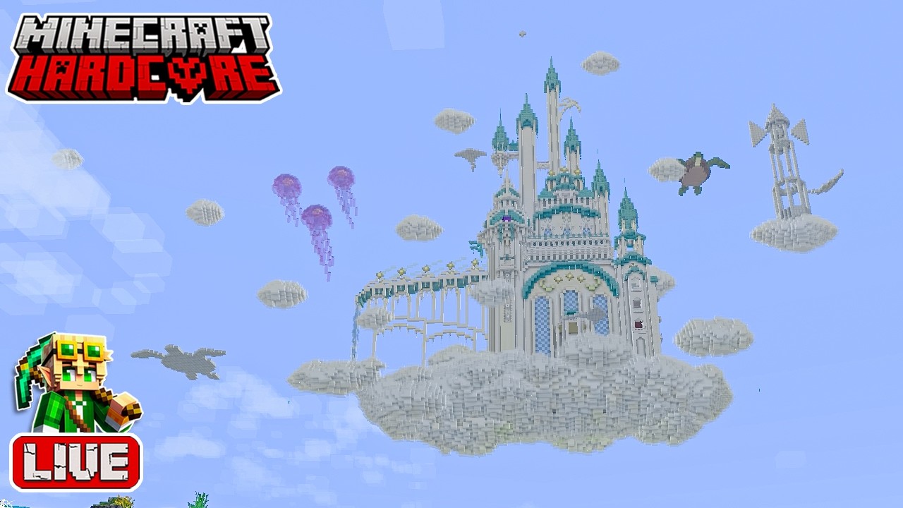 Making a Floating Ocean in my 58,100 Day Hardcore Minecraft World