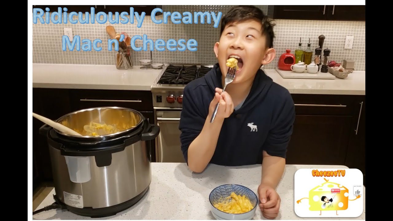 INSTANT POT - EASY CREAMY MAC N' CHEESE - 5 SIMPLE INGREDIENTS