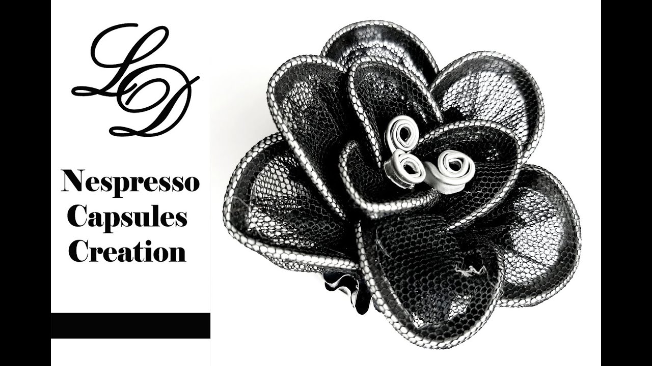 How to Recycle Nespresso Capsules - Easy DIY Coffee Pods Cupcake - Jewelry Recycling- Zero Waste