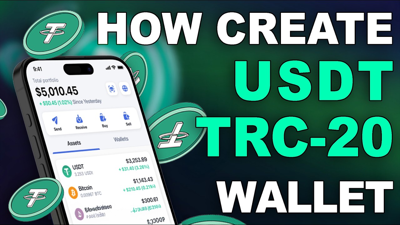 How to Create USDT Wallet / Send or Receive USDT TRC-20 / TRON TRX Network.