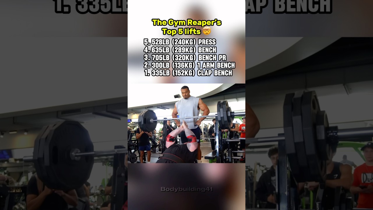 5 лучших упражнений по версии Gym Reaper 🤯
