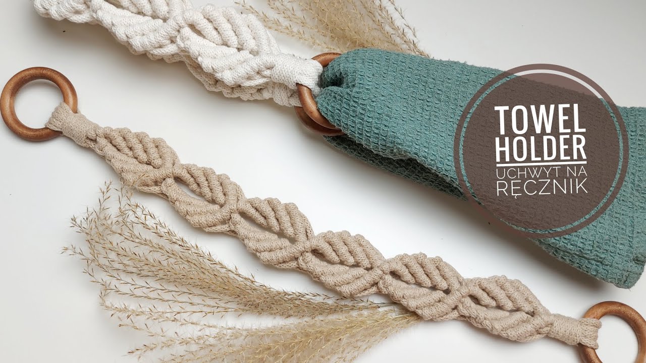 TOWEL HOLDER | Uchwyt na ręcznik | Macrame