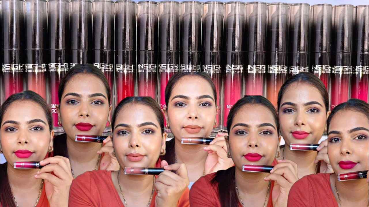 *New Launch* Insight No Smudge lip Color || All 24 Shades || #newlaunch#insight