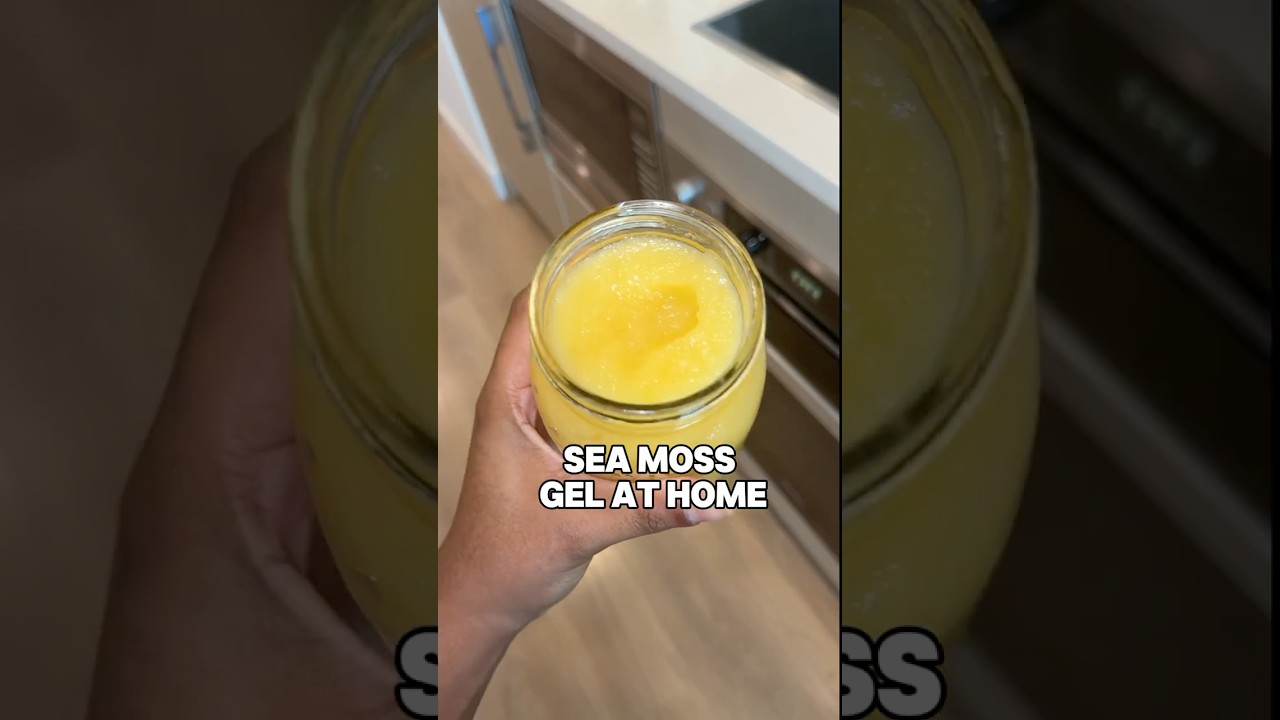 make mango flavoured sea moss gel at home with me :) 