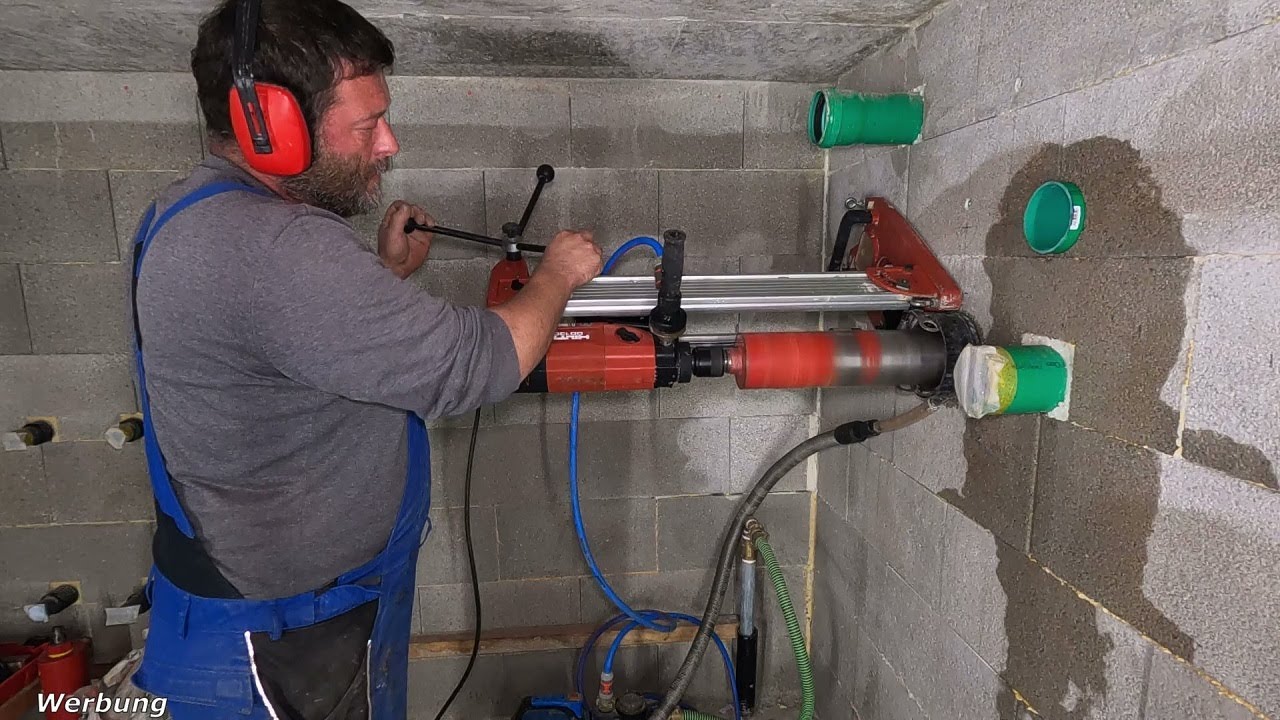 FdS Village : Kernbohrung in Beton selber machen 😉👍 Anleitung und Tipps