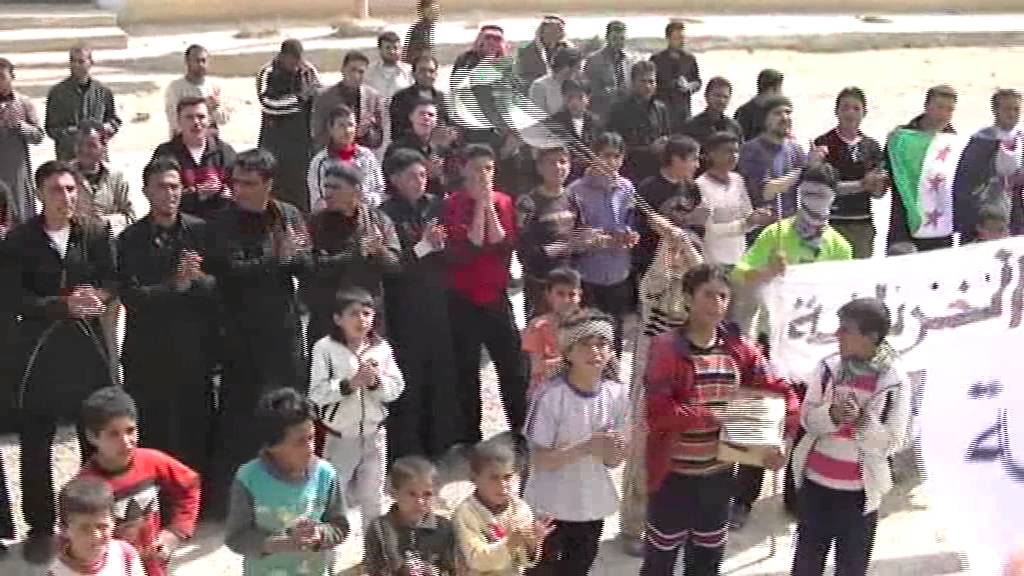 دير الزور بلدة الخريطة 15/3/2013