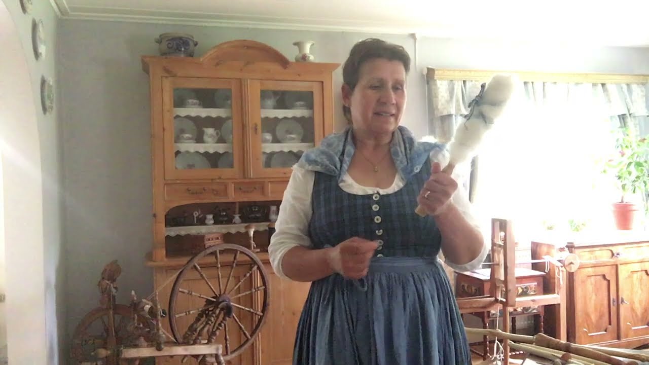 Spinnen mit Rocken und Spindel Teil 3 - spinnen im historischen Kontext