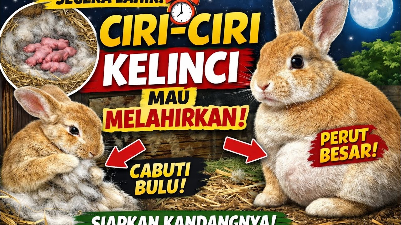 Ciri Kelinci Mau Melahirkan Lengkap untuk Pemula
