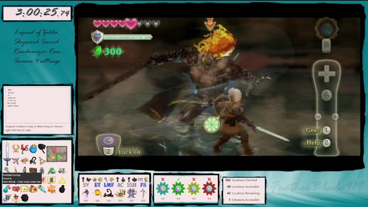 Practice Run - Legend of Zelda Skyward Sword Randomizer - 1-9-2025