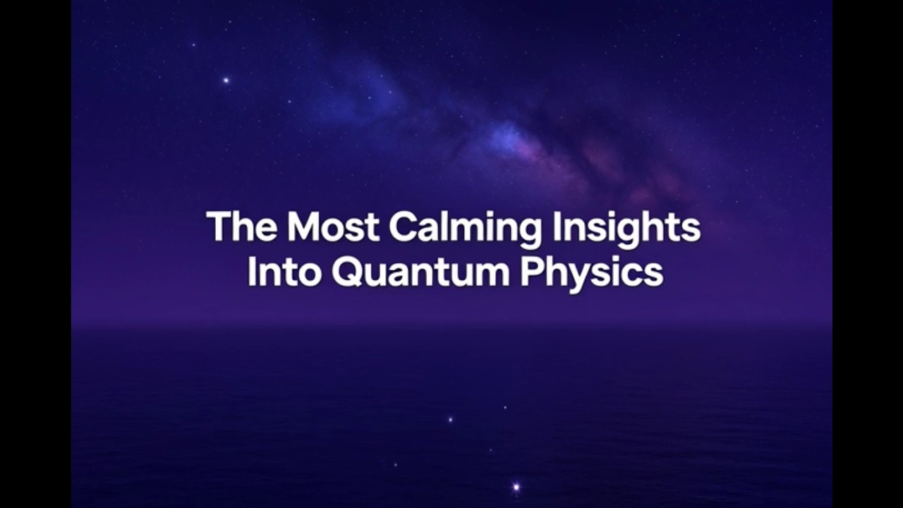 The Most Calming Insights Into Quantum Physics to Fall Asleep To