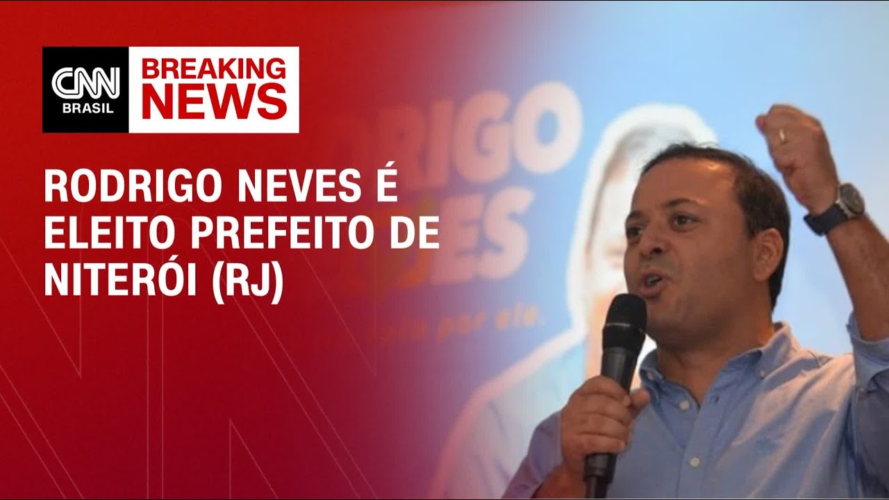 Rodrigo Neves &eacute; eleito prefeito de Niter&oacute;i (RJ) | CNN Elei&ccedil;&otilde;es