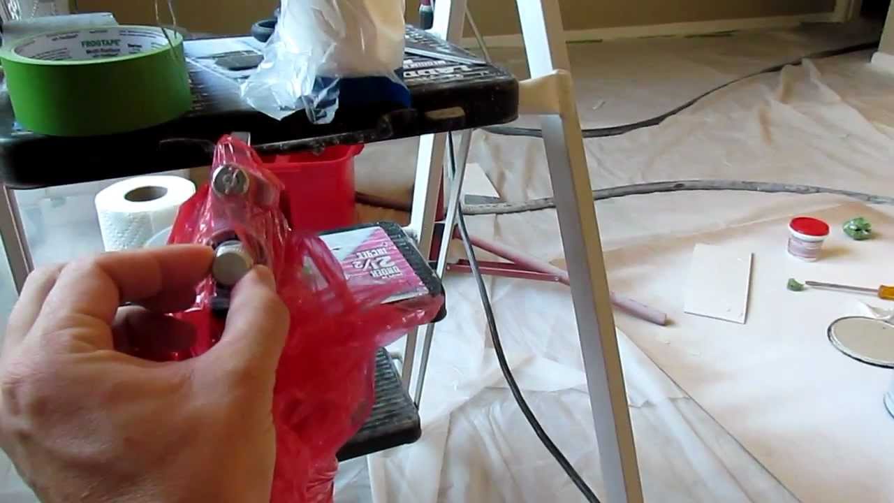 Spray Painting Cabinets (1 of 2) - Graco HVLP 9.5 Edge Spray Gun