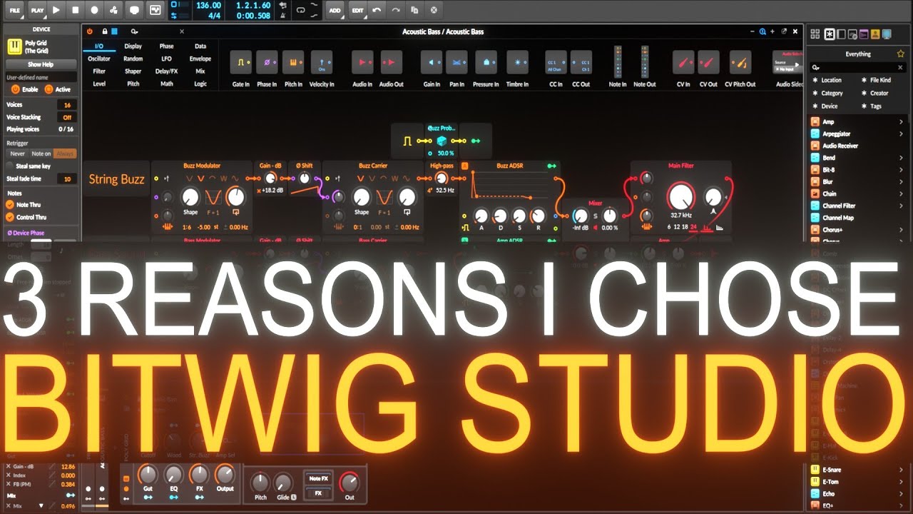 3 Reasons I chose Bitwig as my DAW