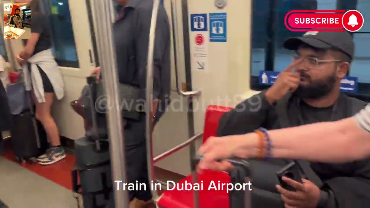 Dubai Airport Inside Terminal 3 Navigating Gate A20 with Train | 13th September 2023