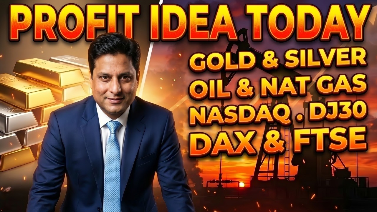 Massive Bear Attack! How To Profit Trading GOLD , SILVER, OIL , GAS, NASDAQ, DJ30, DE40 & FTSE Today