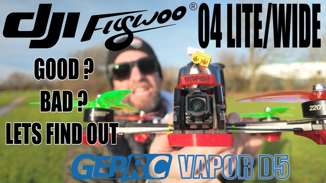 Первый полет и крушение дрона DJI 04 WIDE от Flywoo!