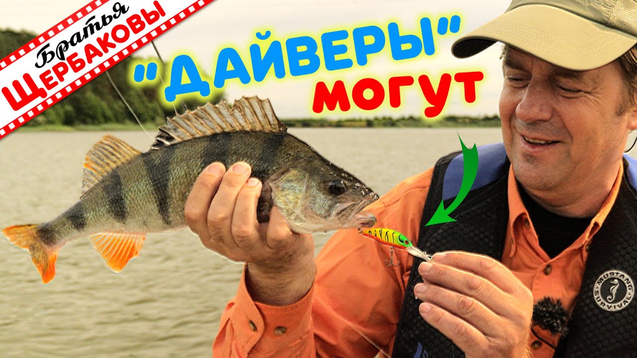 На ДИПОВЫЕ ВОБЛЕРЫ с лодки. 