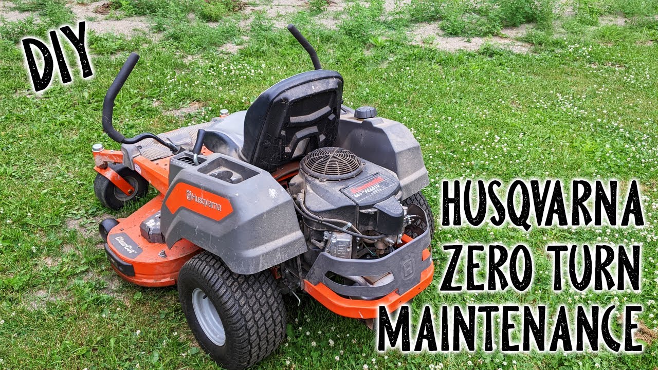 Ежегодное техническое обслуживание и настройка газонокосилки Husqvarna Zero Turn своими руками