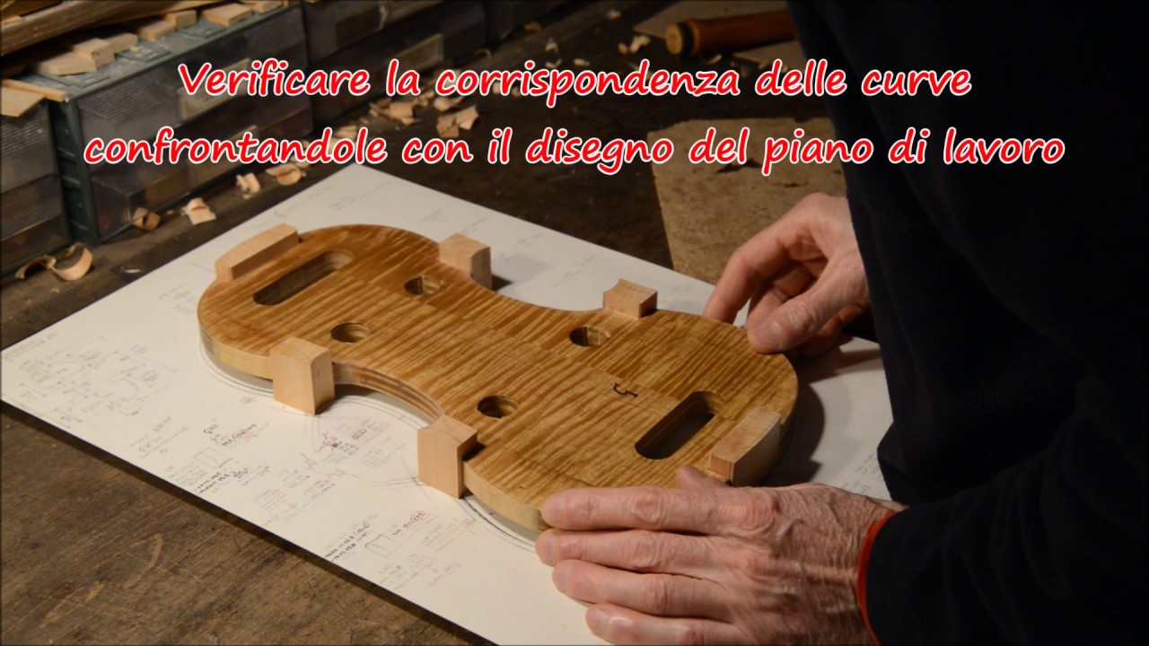3) Sgrossatura delle curve dei tasselli superiore, inferiore e delle C