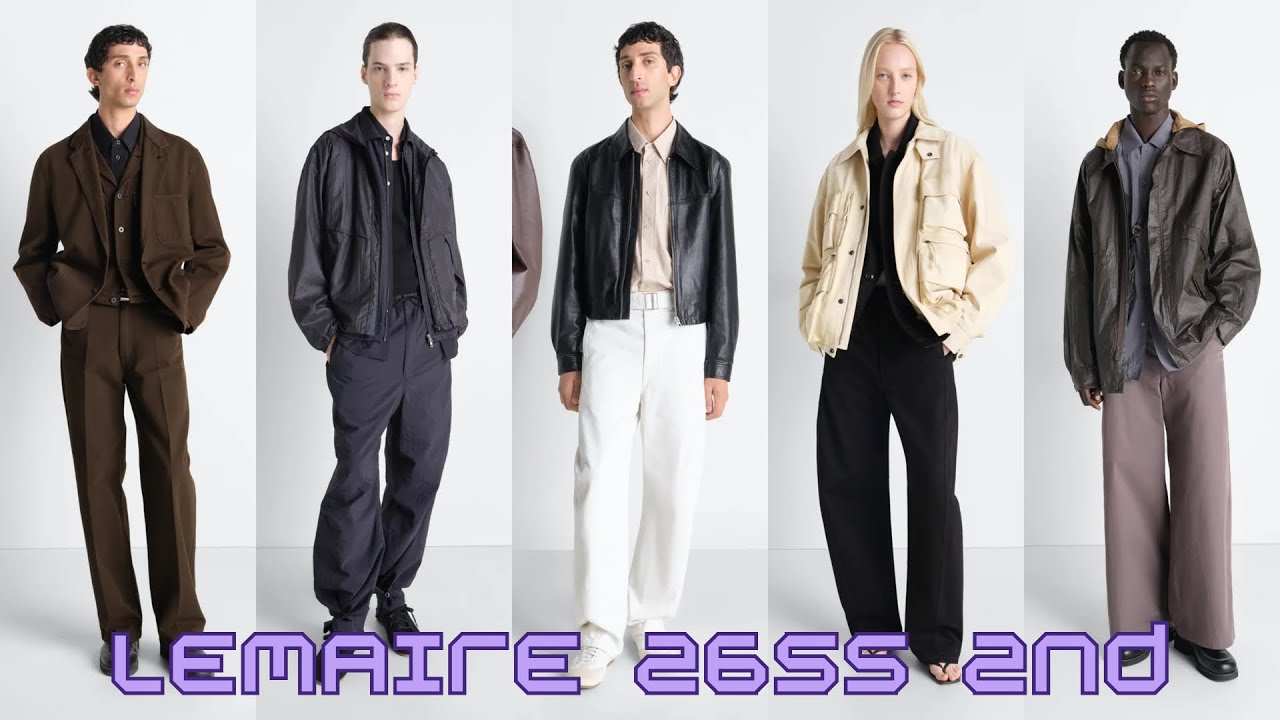 【LEMAIRE】やっぱりレザーはカッコいいし、新作バッグも続々登場するルメールだが値段に驚きを隠せない【26SS何買う動画pt.2】