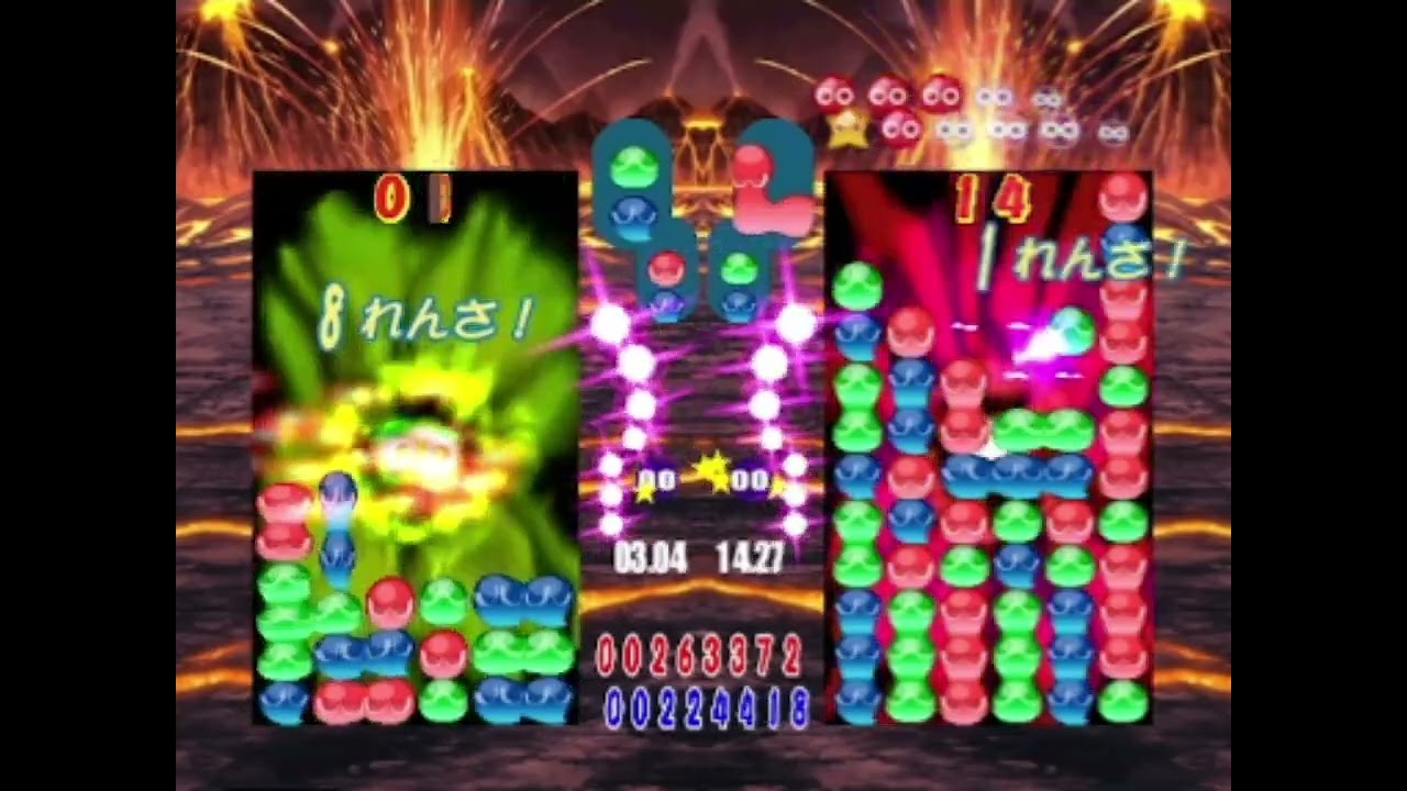 ぷよぷよ差し替え　シェゾ VS サタン