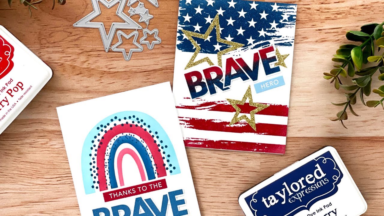 Patriotic Cards 2 Ways!