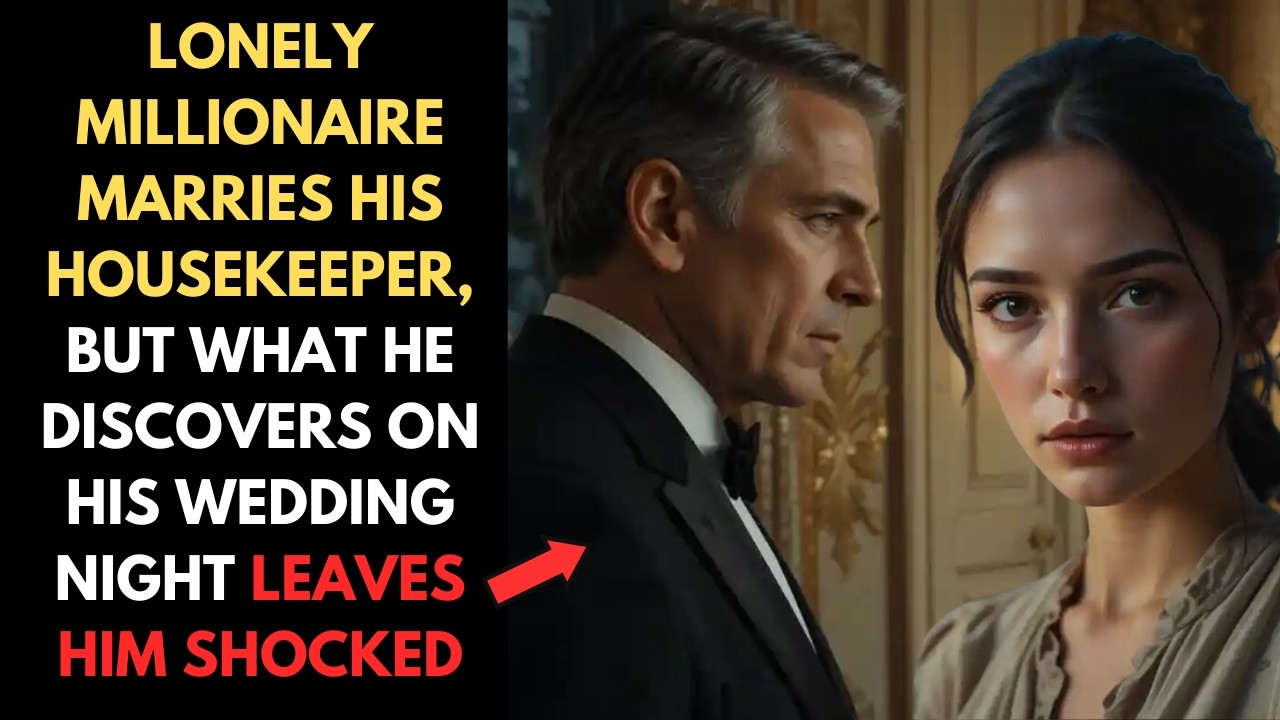 LONELY MILLIONAIRE MARRIES HIS  HOUSEKEEPER, BUT WHAT HE DISCOVERS ON HIS WEDDING NIGHT LEAVES HIM