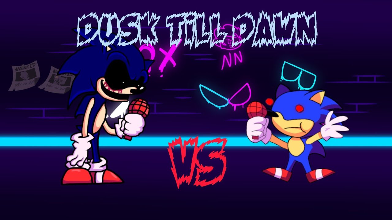 FNF Dusk till dawn pero sonic vs sunky