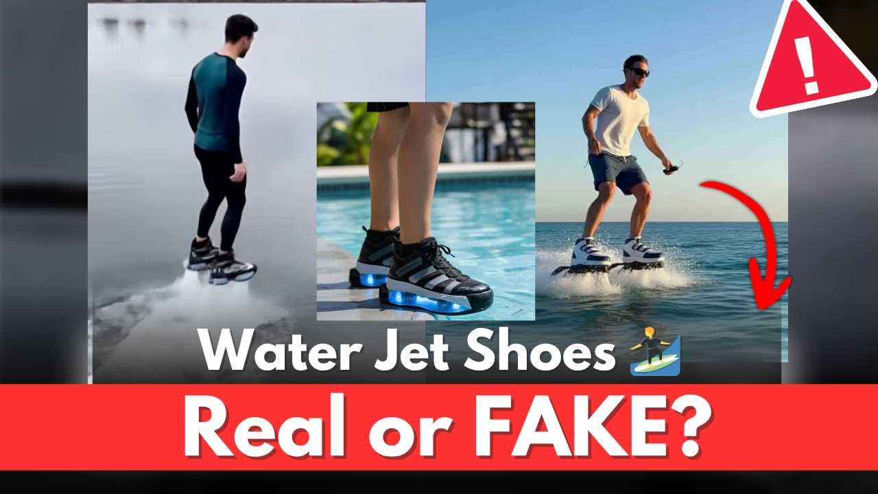 Обувь Water Jet: настоящая или поддельная? &mdash; Реальность, проверенная вирусным видео!