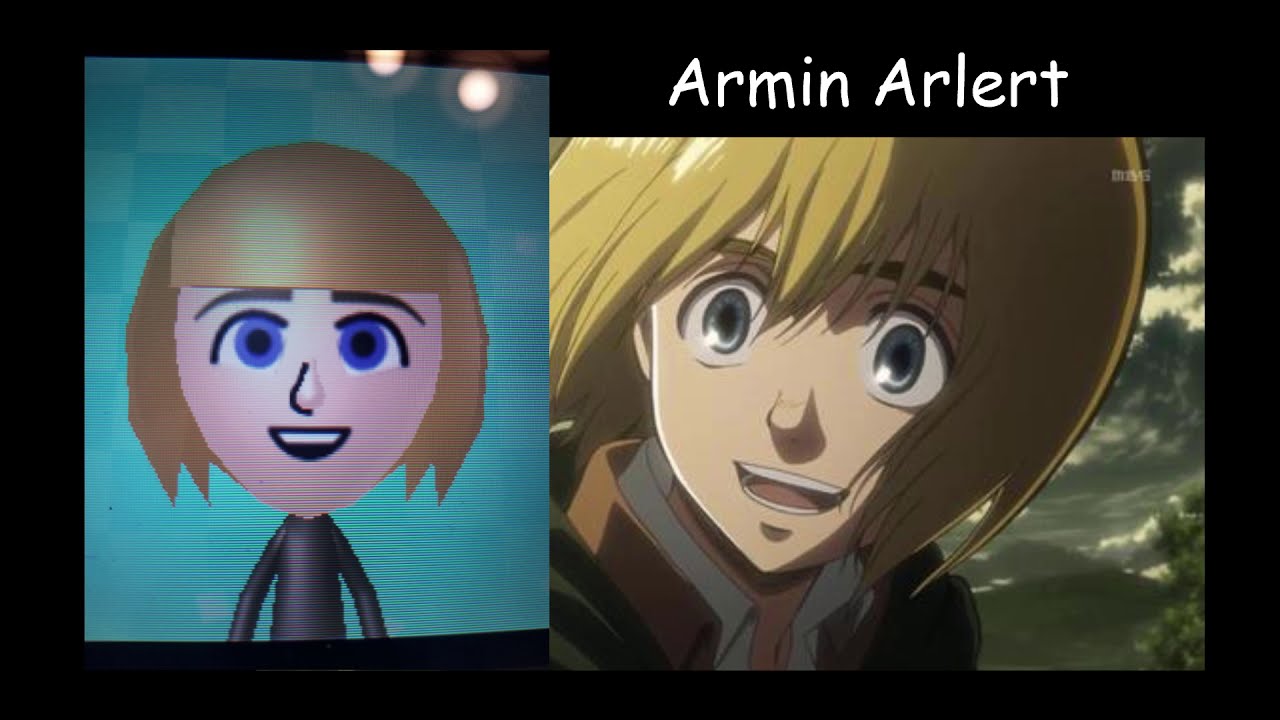 Attack on Titan Characters as Miis!