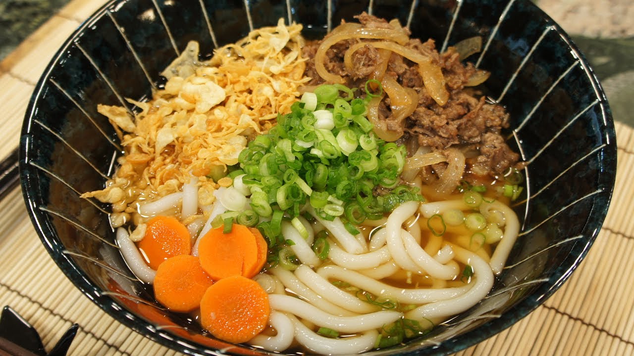 Gluten-Free Beef Udon | Japanese Recipe (グルテンフリー肉うどんの作り方)