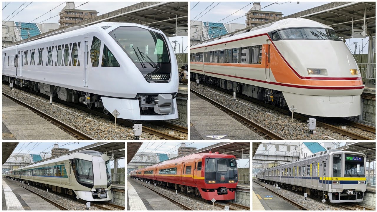 【祝！スペーシアX運行開始！発車・到着シーン集】東武日光線 新鹿沼駅 N100系・100系・500系・20400型・JR東日本253系  2023年7月