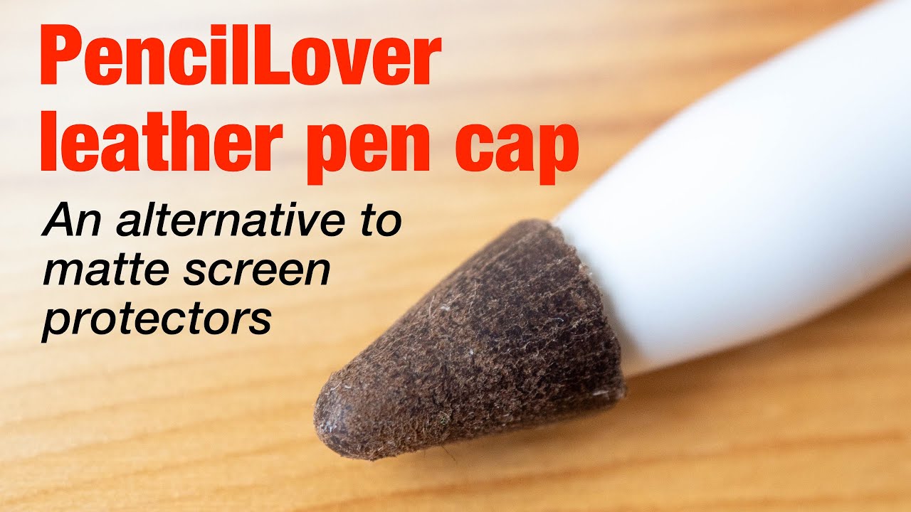 Leather pen tip cover for Apple Pencil (made by PencilLover)