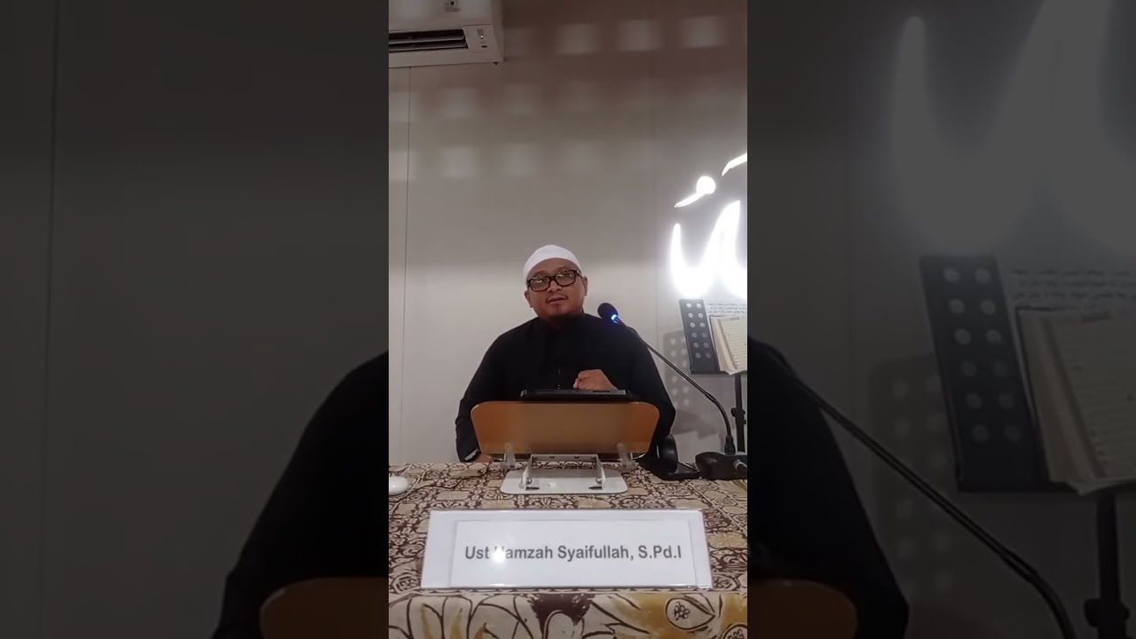 Ust Hamzah Syaifullah kajian Romadhon di masjid Al-Kautsar Telkom 
