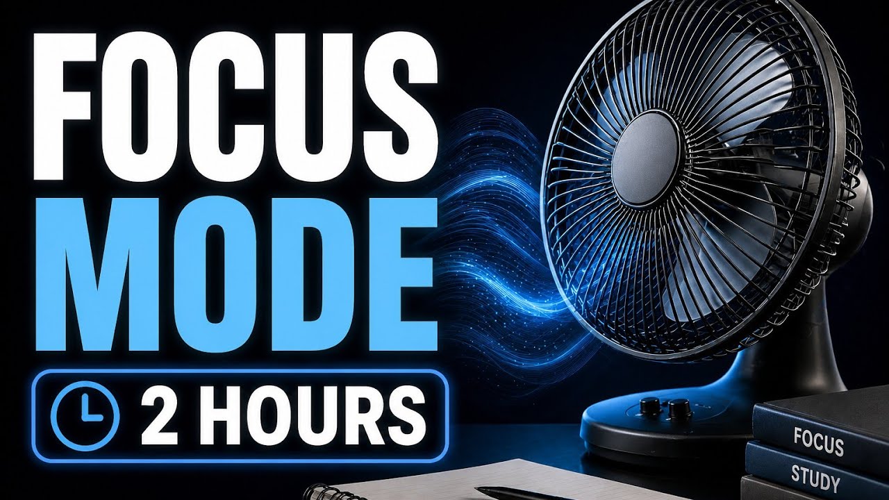 Fan Noise for Deep Focus | 2 Hours