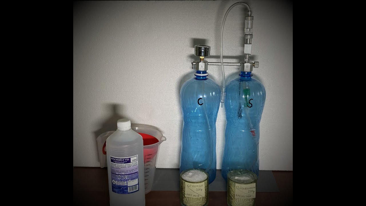 Citromsavas Co2 rendszer felépítése, újratöltése/Citrit acid aquarium Co2 system, and refilling