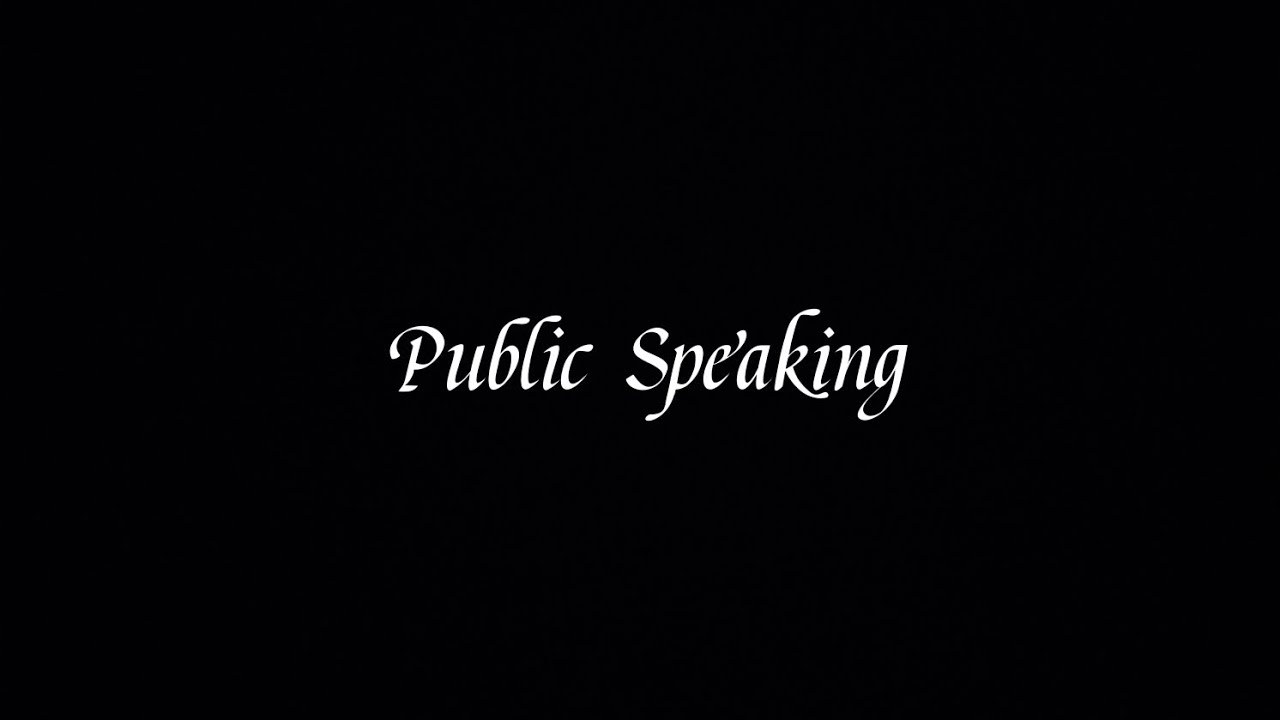 PUBLIC SPEAKING (pertemuan 2)