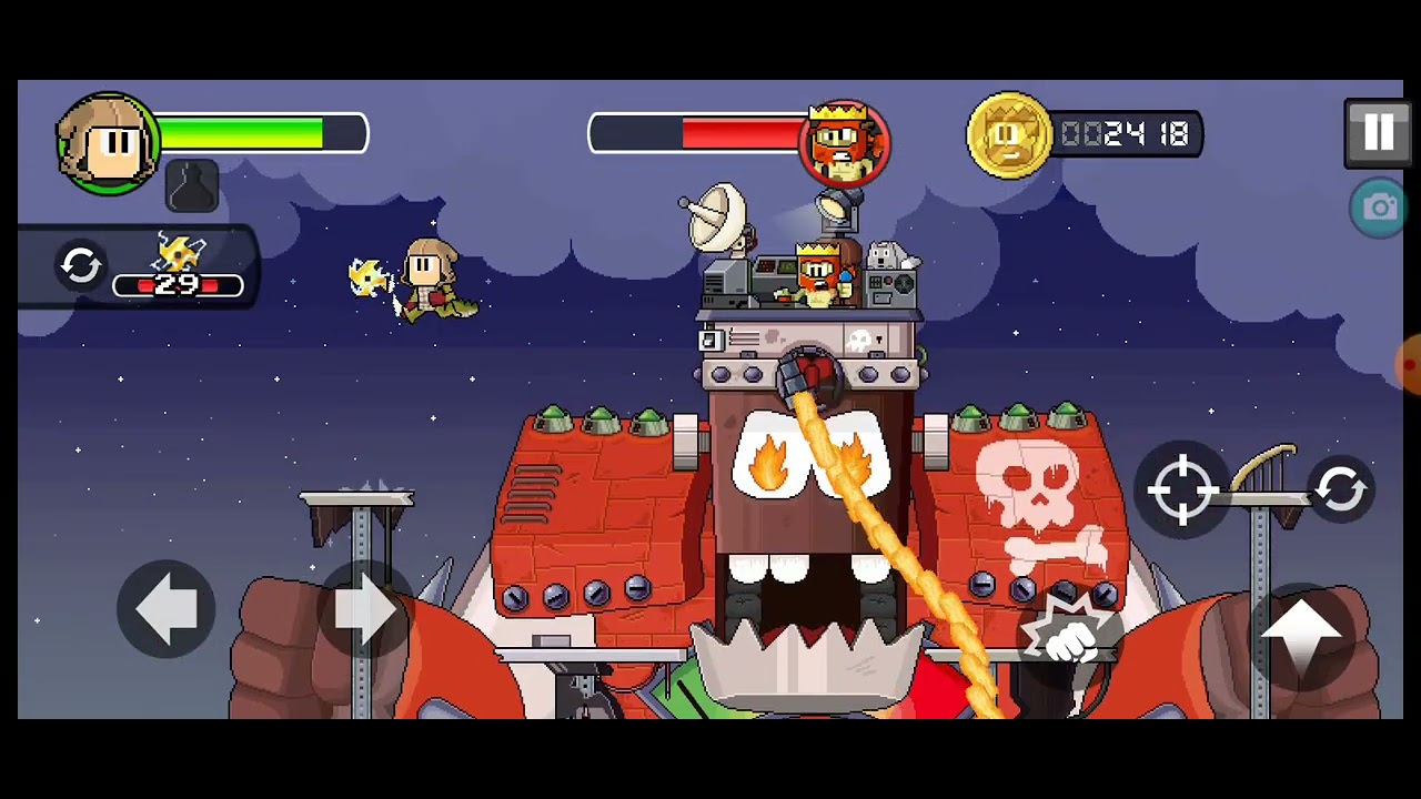 Dan the man: level 8-4-3 final boss hard mode (not perfect)