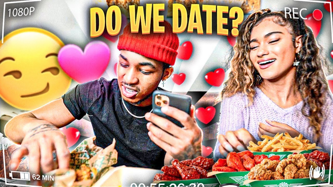ARE WE DATING??? WingStop Mukbang with LALA!!