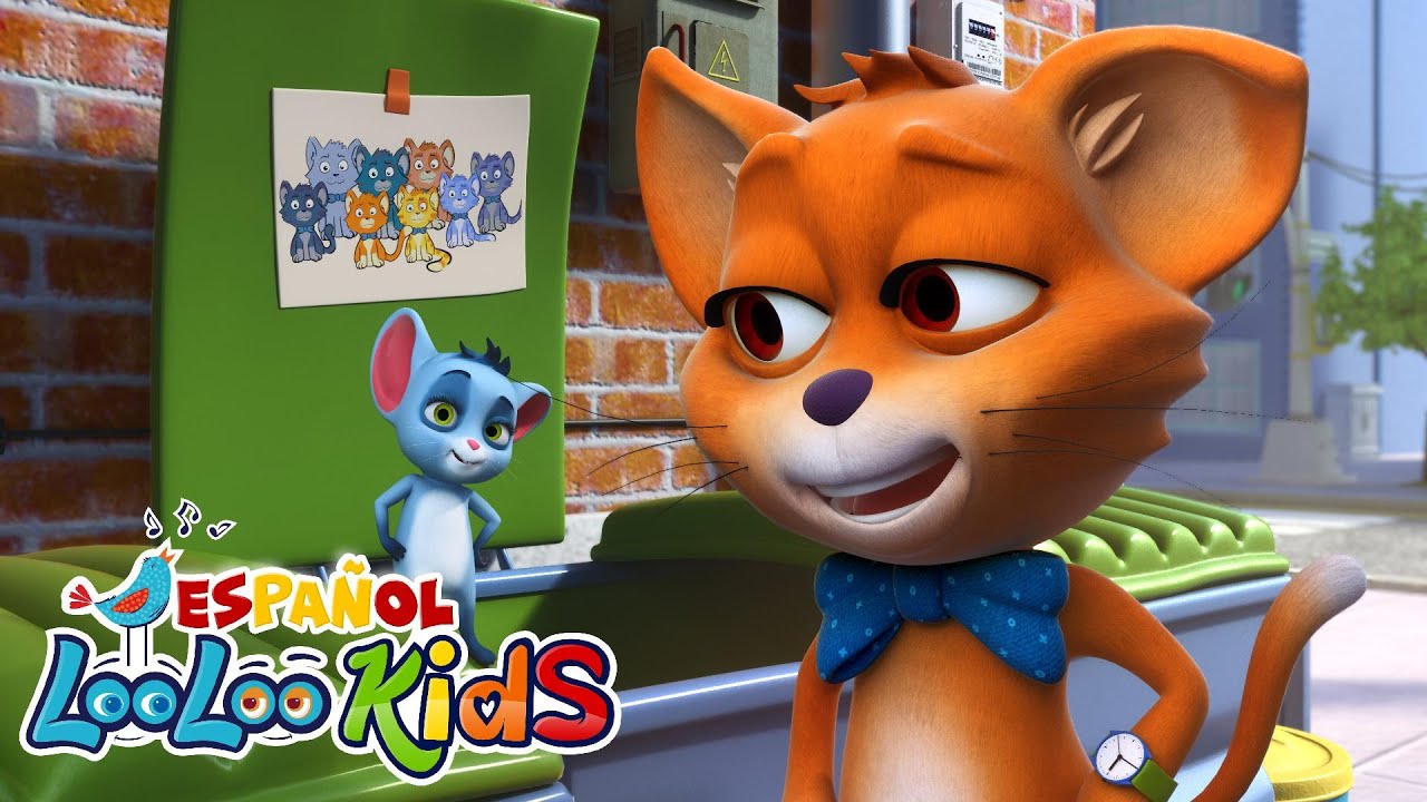 Un gato en un callejón - S3EP38 Diversión y Juego MIX -  LooLoo Kids Español