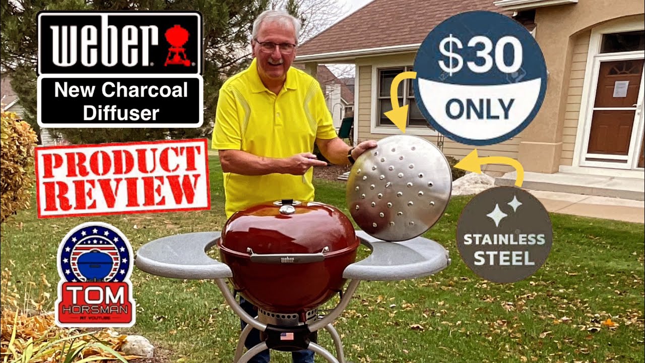 Угольный гриль Weber 22” / Обзор нового угольного диффузора! / Всего $30,00!