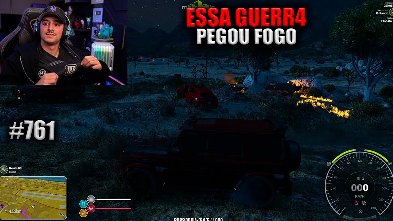 ESSA GUERR4 PEGOU FOG0! EP 761