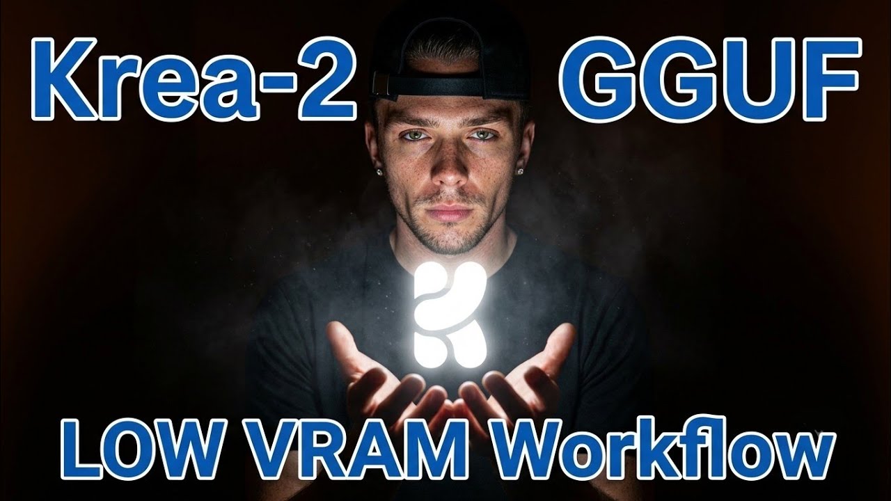 Krea-2 GGUF/fp8 | LOW VRAM Workflow