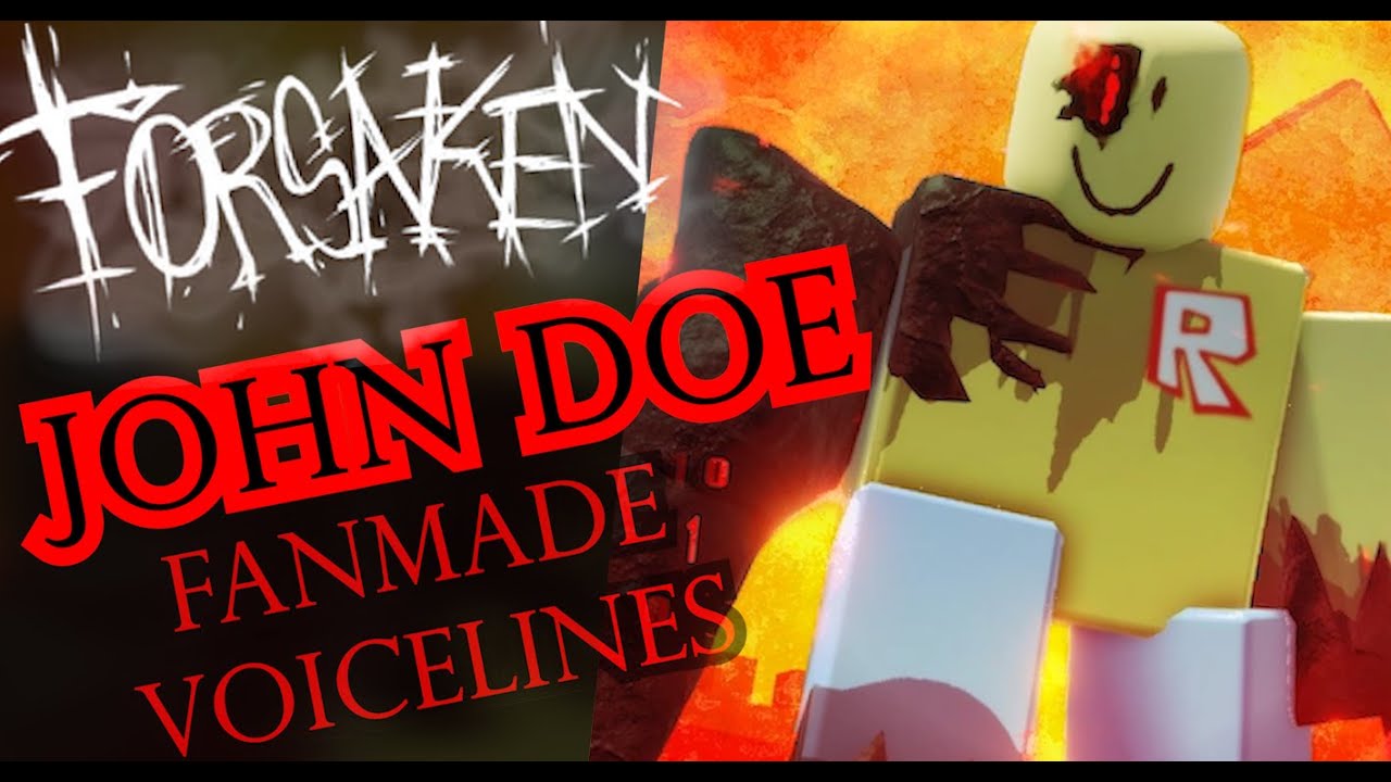 Roblox FORSAKEN: ФАНАТСКИЕ голосовые линии Джона Доу
