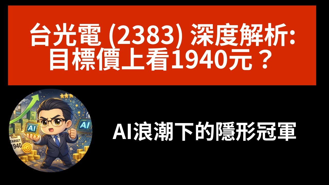 台光電 (2383) 深度解析：AI浪潮下的隱形冠軍，目標價上看1940元？
